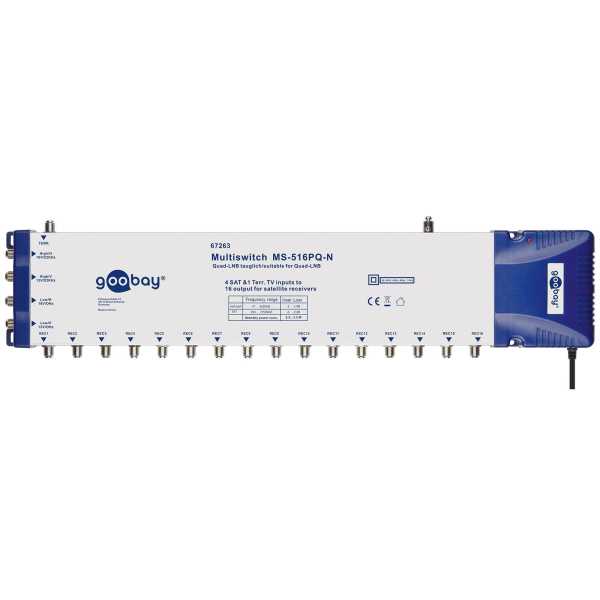 5/16 Multischalter MS-516PQ QUAD-LNB tauglich 5/16 Multischalter MS-516PQ QUAD-LNB tauglich