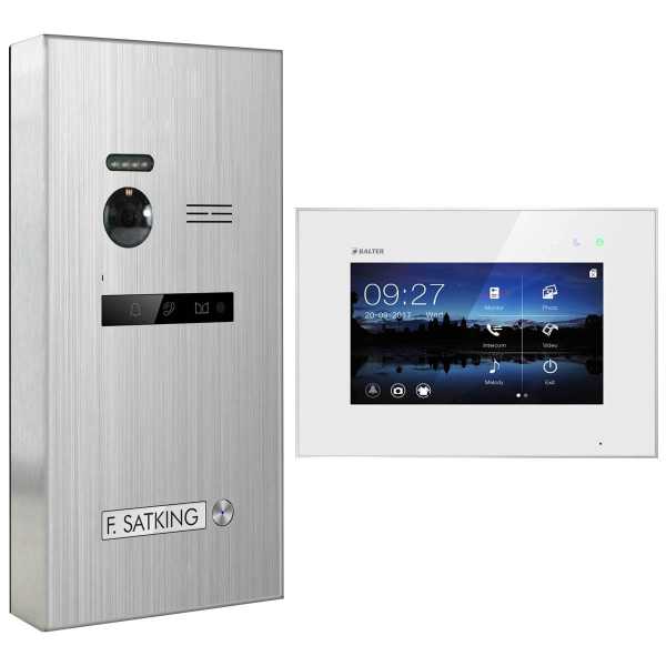 BALTER_EVO_AUFPUTZ_EDELSTAHL_SILBER_1X-7-ZOLL-MONITOR_WEISS_SET_1-FAMILIENHAUS_01_EVO_AP_EDEL_SILBER_7M_WEISS.jpg
