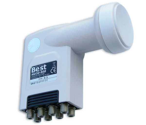 HD3D 808 Octo LNB 0.1dB HD Ready HD3D 808 Octo LNB 0.1dB HD Ready
