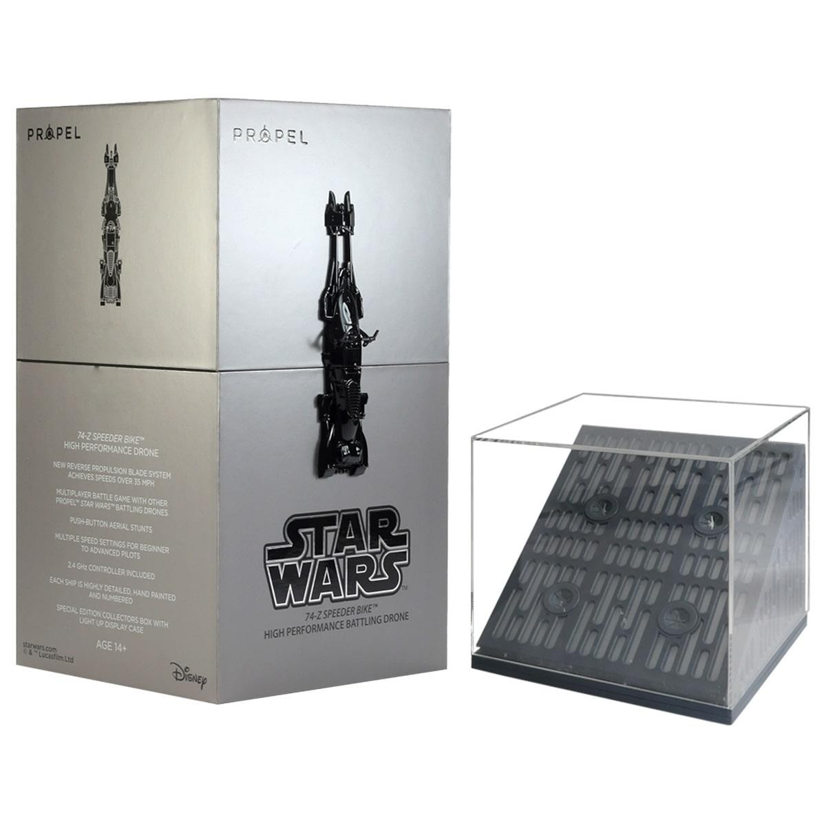 Propel Star Wars Vitrine mit Sammelbox f r Speeder Bike 74 Z