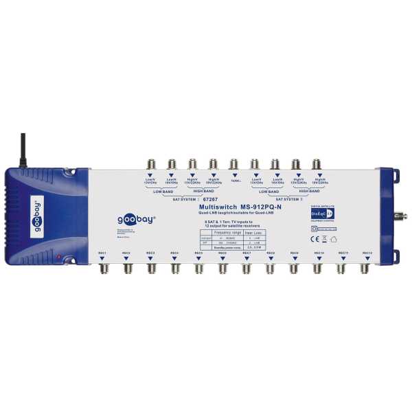 9/12 Multischalter MS-912PQ QUAD-LNB tauglich 9/12 Multischalter MS-912PQ QUAD-LNB tauglich