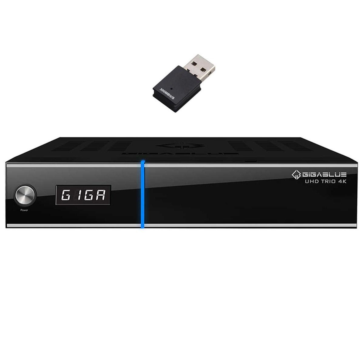 GigaBlue UHD Trio 4K DVB-S2X DVB-T2/C Combo Multistream E2 Linux Receiver 