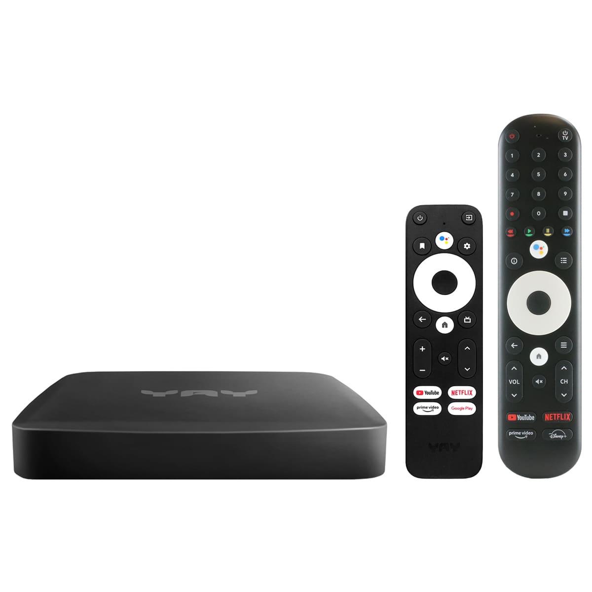VU Plus YAY GO PRO IP Receiver 4K UHD Android 10 Dual WiFi