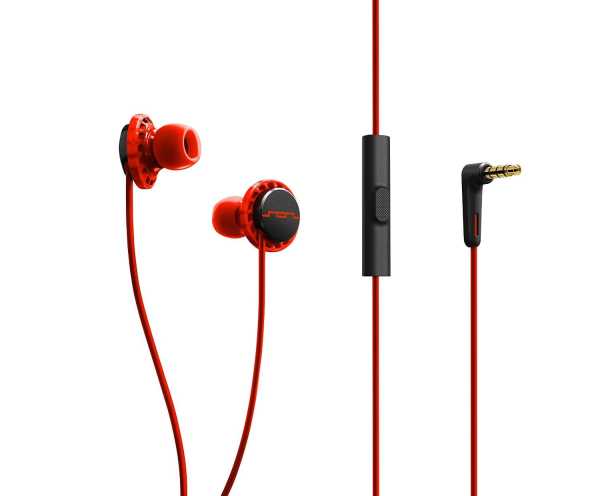 Relays Sport Noise In-Ear Kopfhörer Mic & Apple Rot Relays Sport Noise In-Ear Kopfhörer Mic & Apple Rot