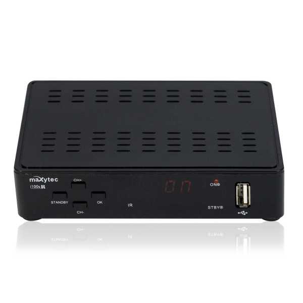 MAXYTEC-I100SR-SAT-RECEIVER-MEDIAPLAYER-SCHWARZ-1