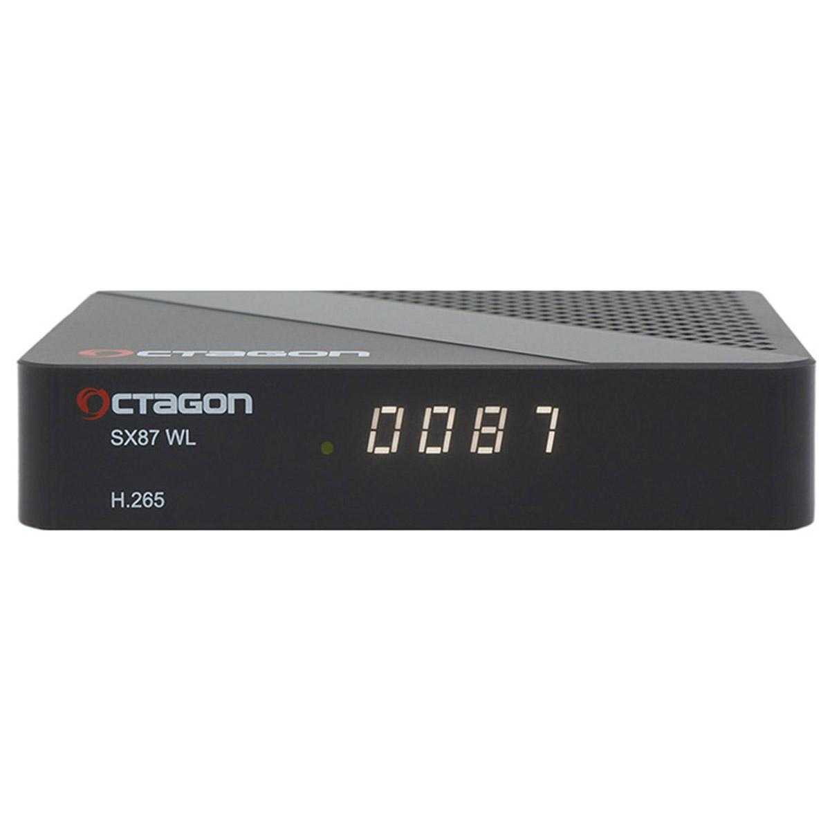 OCTAGON SX87 WL HD H.265 DVB-S2 IP Receiver TOP PREIS TOP AUSSTATTUNG !!!